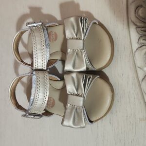 Stride rite gold sandles